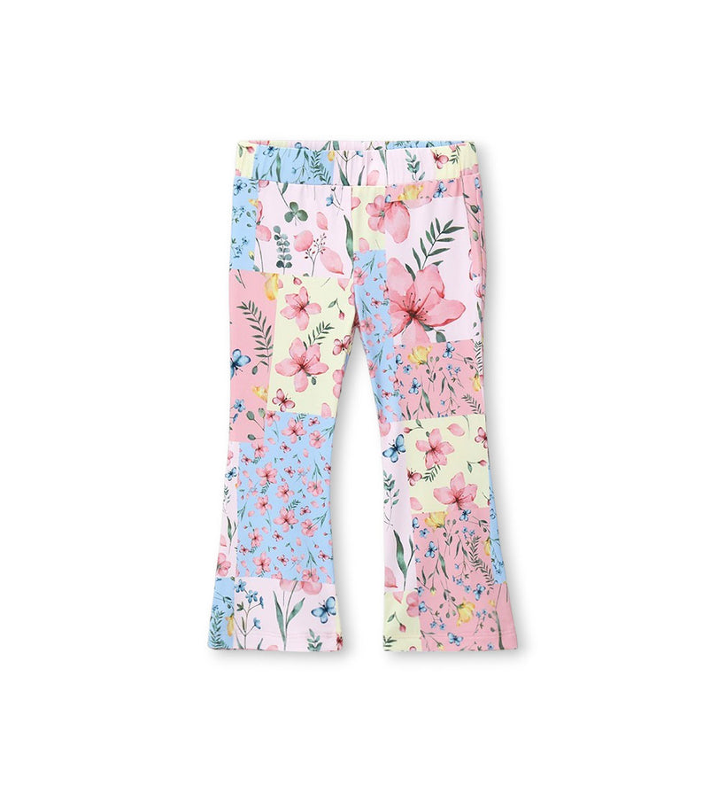 Girl - Printed flare leggings