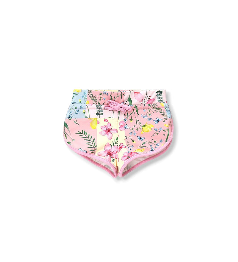 Girls' Lycra bermuda shorts in Pink - 9 - 12 M | Original Marines UAE