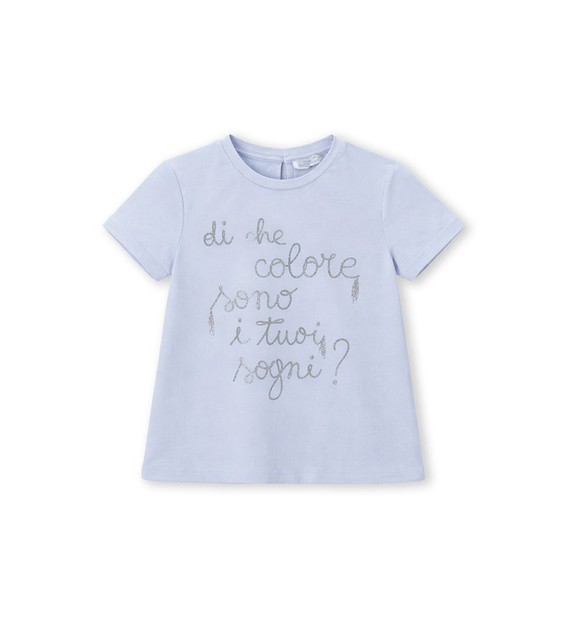 Girl - Short Sleeve Glitter T-shirt
