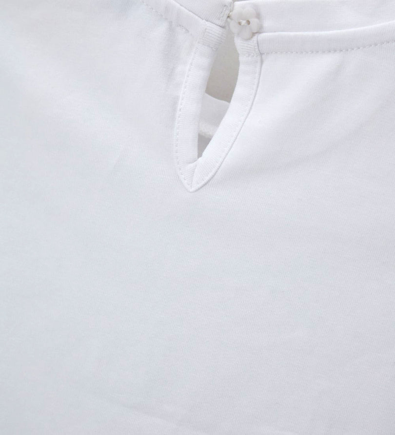 Girls' Ruffle T-shirt 18 - 24 M White - 18 -24 M | Original Marines UAE