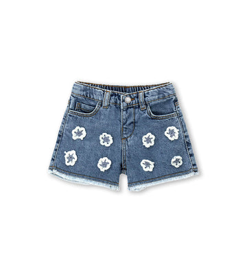 Girl - Denim bermuda shorts
