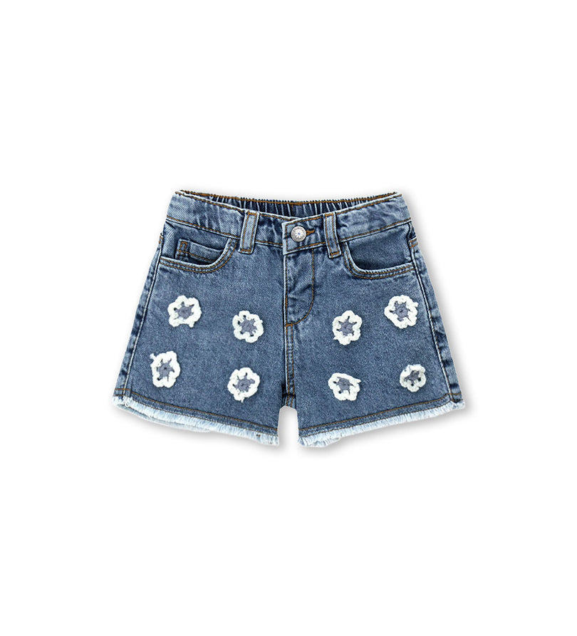 Girl - Denim bermuda shorts