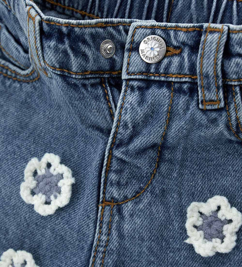 Girl - Denim bermuda shorts