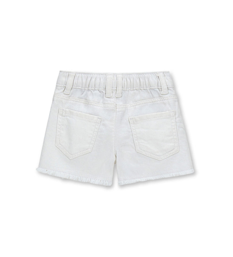 Girl - Bermuda shorts with embroidery