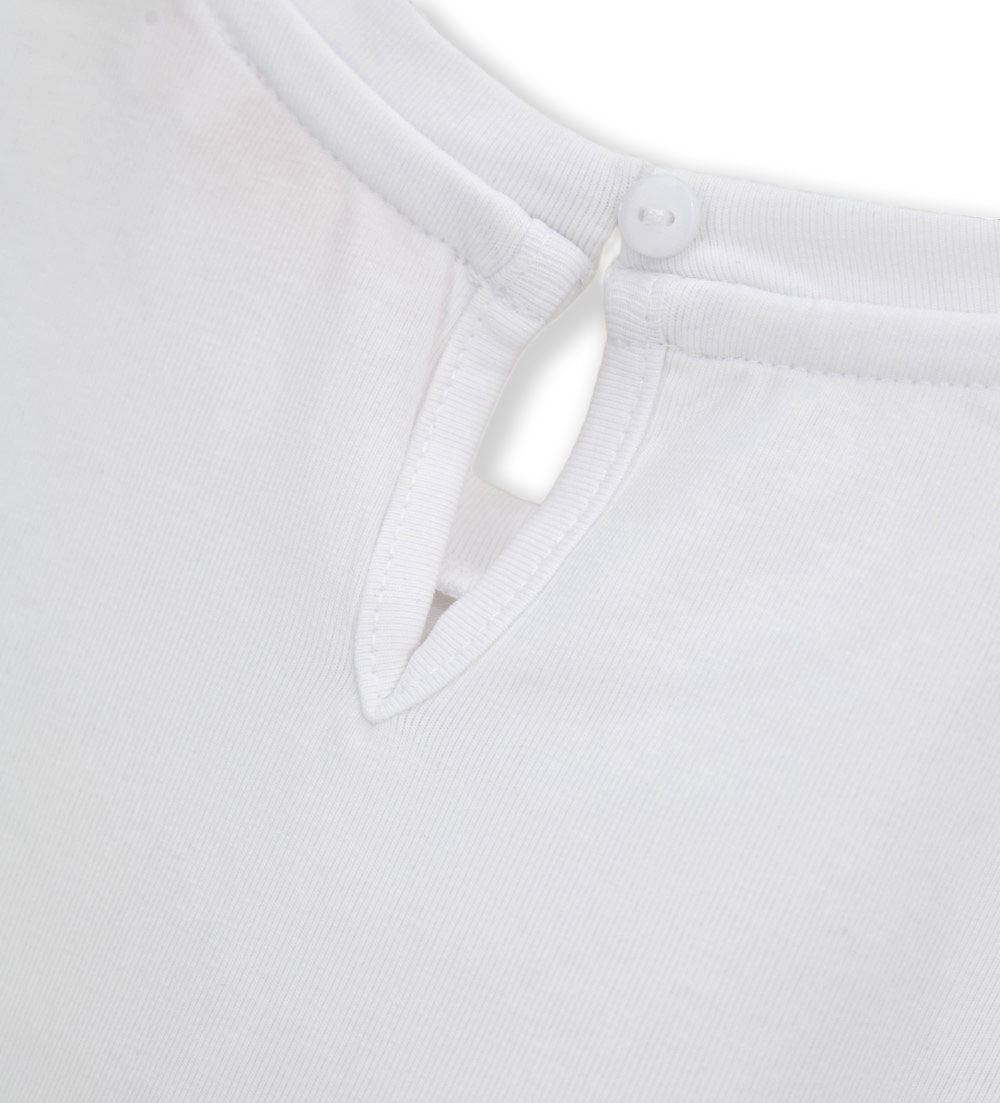 Girl - Glitter T-shirts 9 - 12 M White