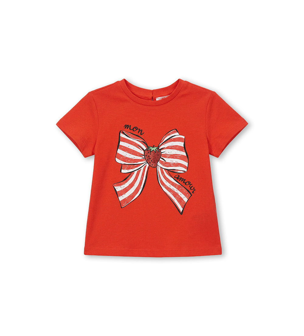 Girl - Glitter T-shirts 9 - 12 M White