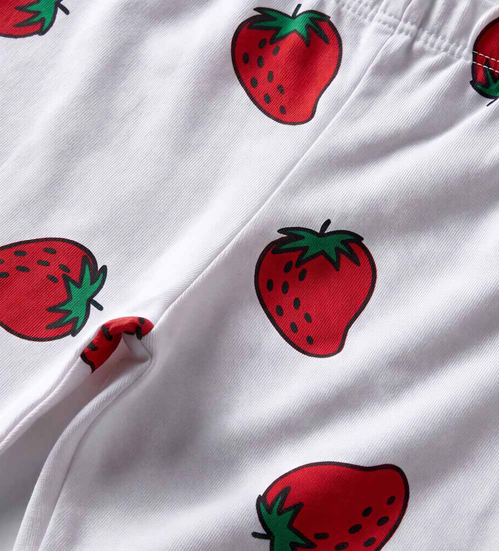 Girl - Strawberry leggings 9 - 12 M Pink