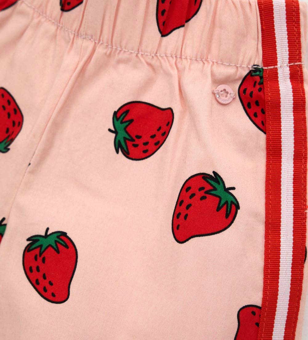Girl - Bermuda shorts with print 9 - 12 M Pink