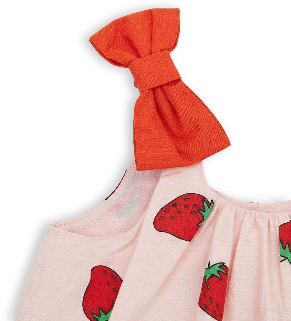 Girl - Poplin dress 9 - 12 M Pink