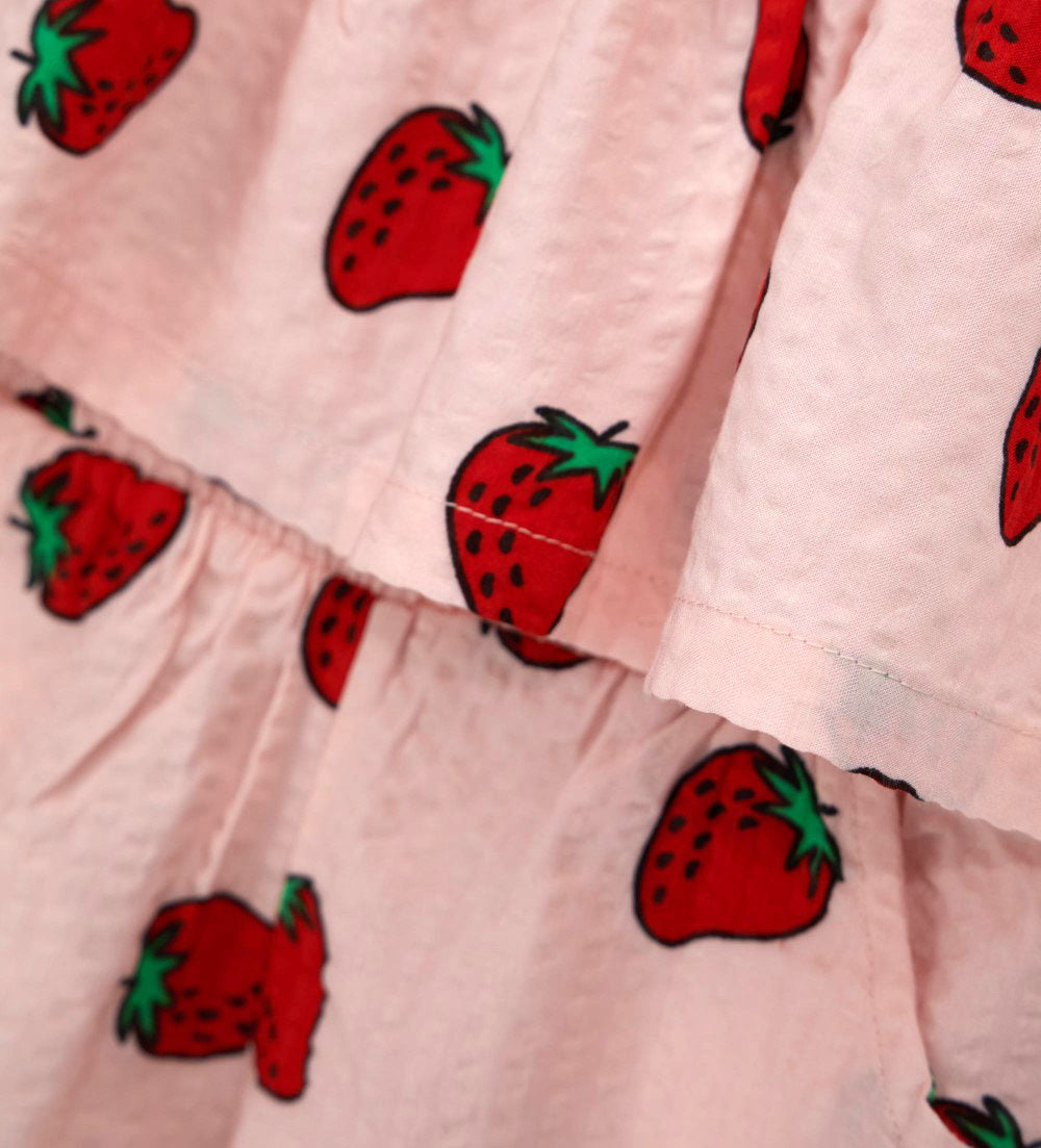 Girl - Leggings, blouse and bermuda shorts set 9 - 12 M Pink