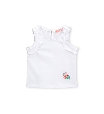 Girl - Ruffled tank top