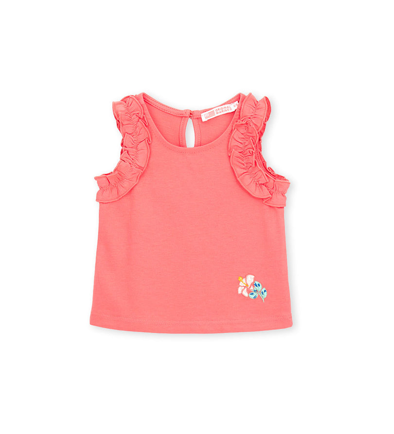 Girl - Ruffled tank top
