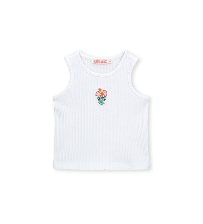 Girl - Tank top with flower