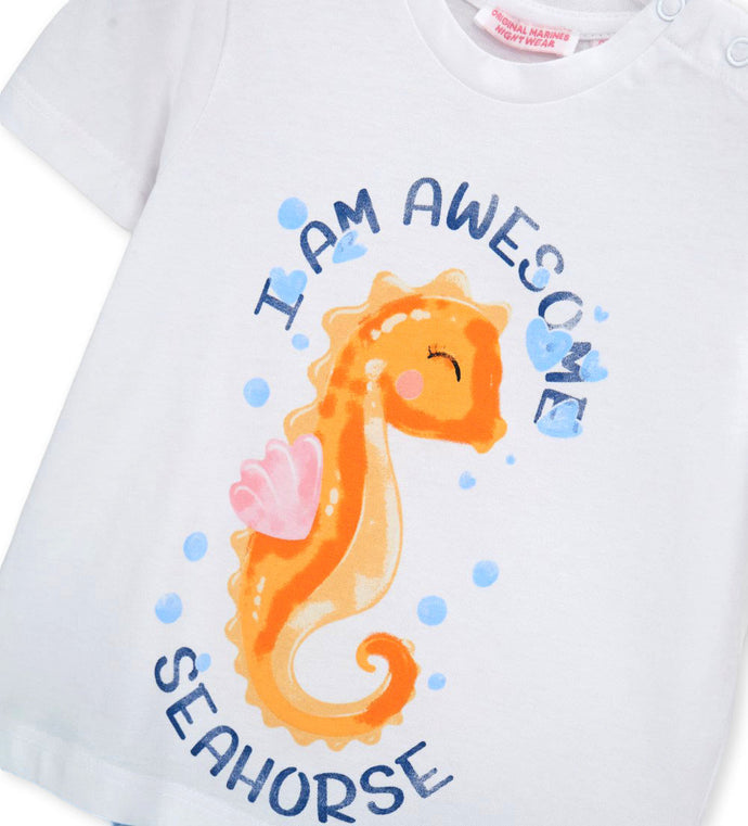Girl - Short cotton pajamas