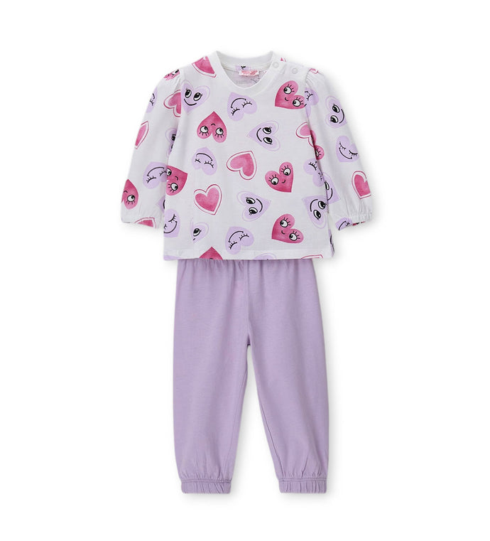Girl - Long cotton pajamas