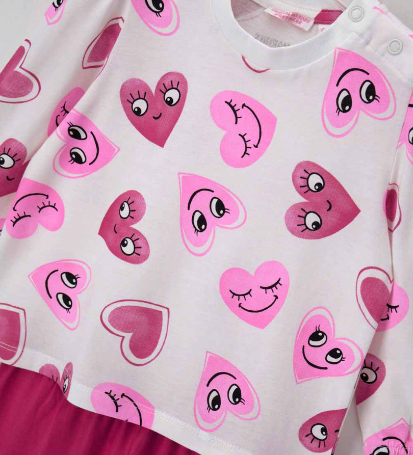 Girl - Long cotton pajamas