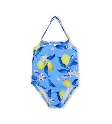Girl - One-piece swimsuit 9 - 12 M Blue