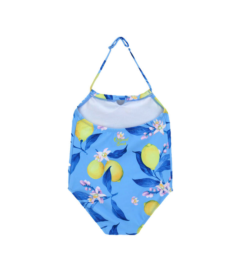 Girl - One-piece swimsuit 9 - 12 M Blue