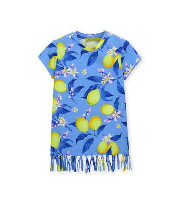 Girl - Fringe dress 9 - 12 M Blue