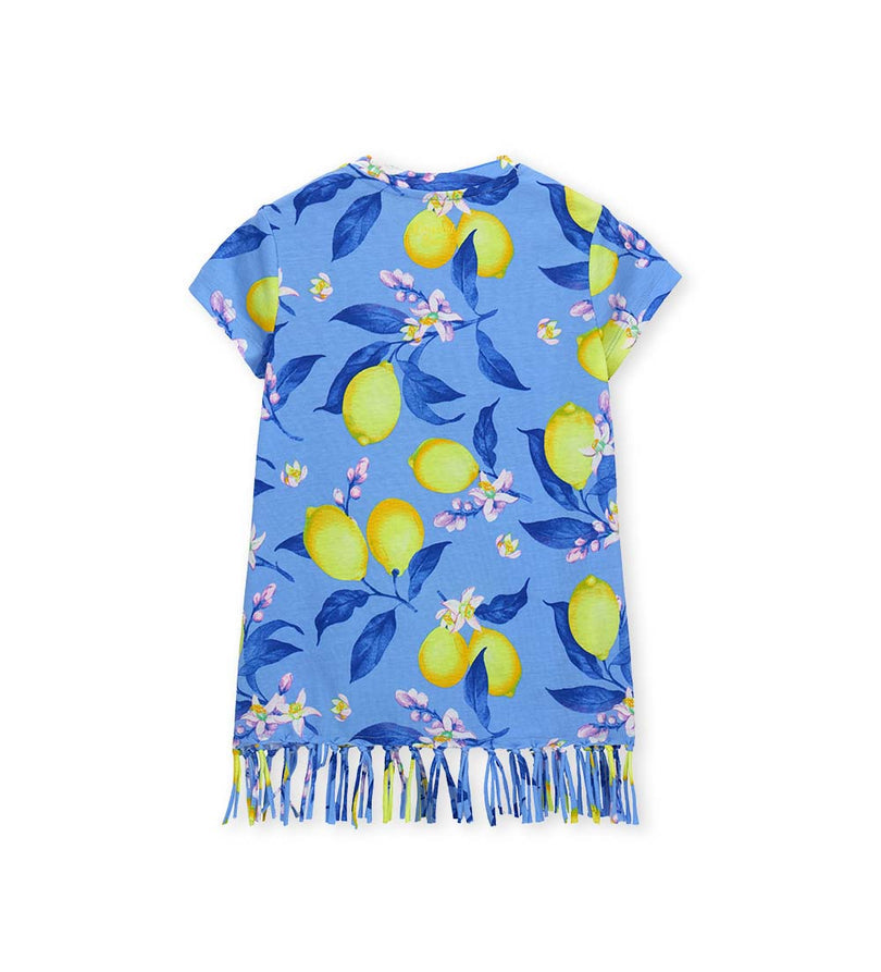 Girl - Fringe dress 9 - 12 M Blue