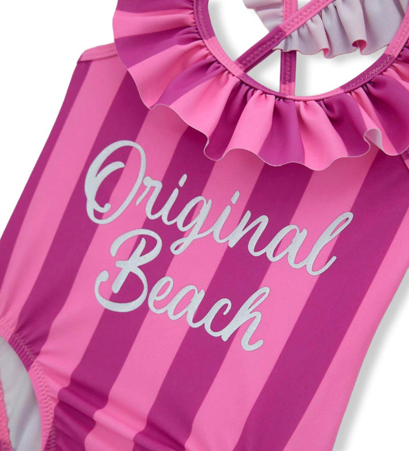 Girl - Striped One-Piece swimsuit