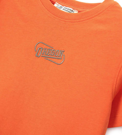 Boy - Short-sleeved T-shirt 9 - 10 Y Orange