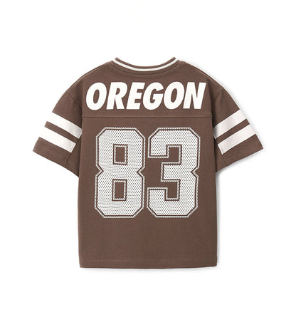 Boy - Printed Jersery T-shirt 9 - 10 Y Brown