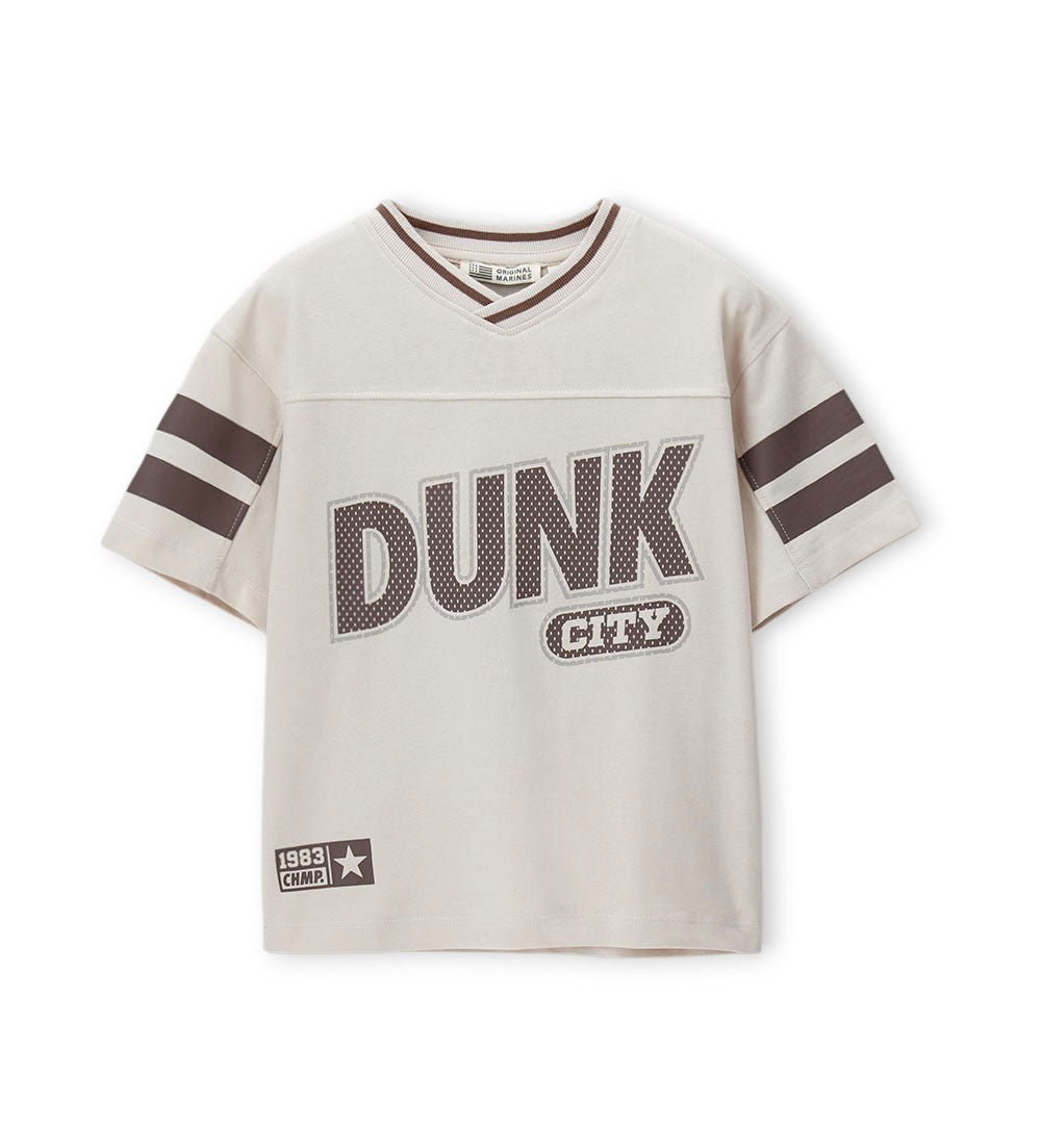 Boy - Printed Jersery T-shirt 9 - 10 Y Brown