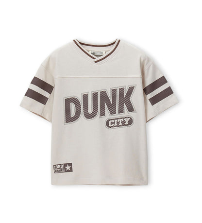 Boy - Printed Jersery T-shirt 9 - 10 Y Brown
