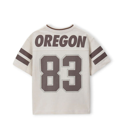 Boy - Printed Jersery T-shirt 9 - 10 Y Brown