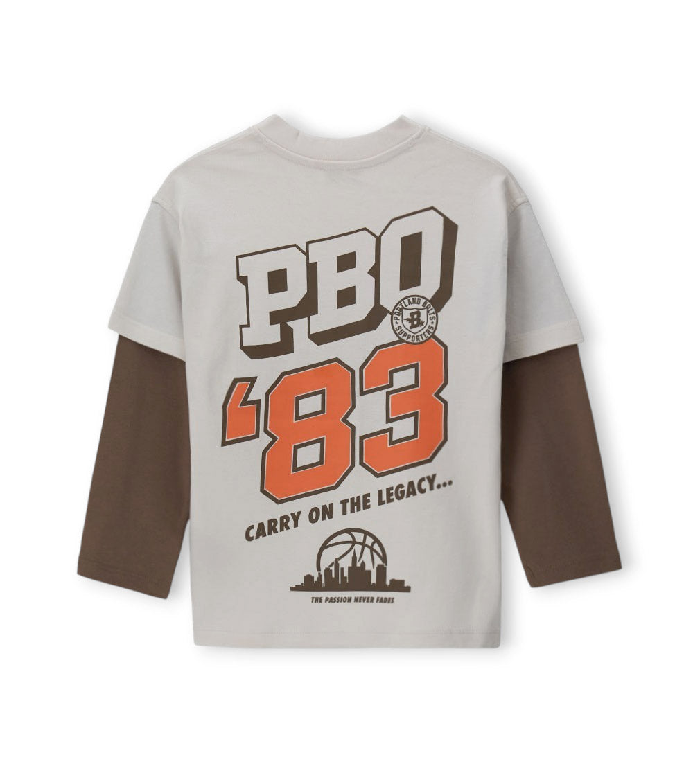 Boy - Printed T-shirt 9 - 10 Y Brown