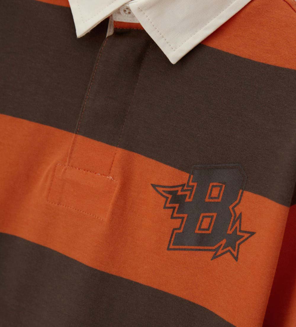 Boy - Printed polo shirt 9 - 10 Y Orange