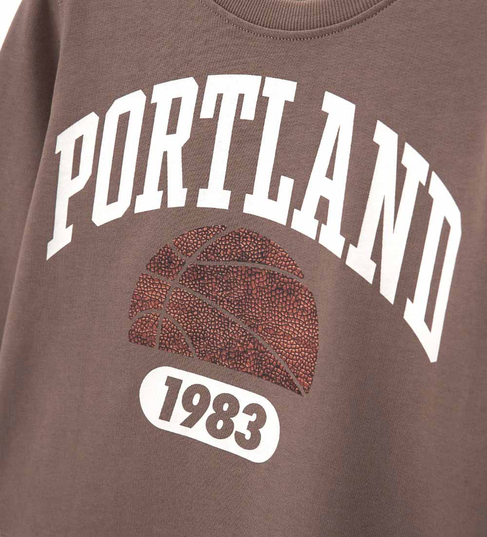 Boy - Printed sweatshirt 9 - 10 Y Brown