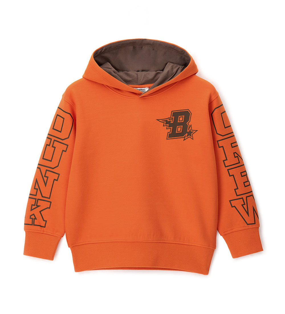 Boy - Interlock sweatshirt 9 - 10 Y Orange