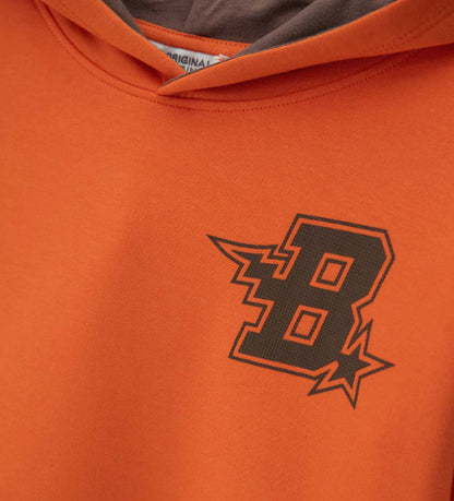 Boy - Interlock sweatshirt 9 - 10 Y Orange