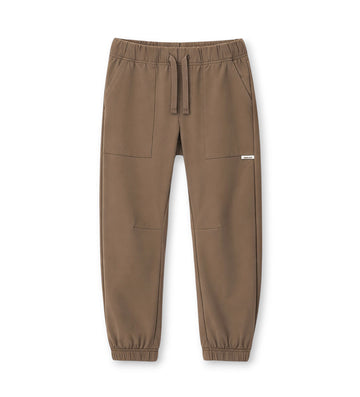 Boy - Technical fabric trousers 9 - 10 Y Brown
