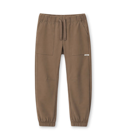 Boy - Technical fabric trousers 9 - 10 Y Brown
