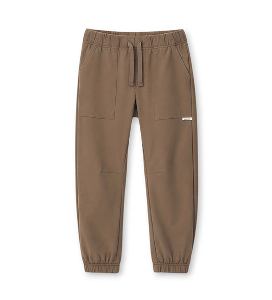 Boy - Technical fabric trousers 9 - 10 Y Brown