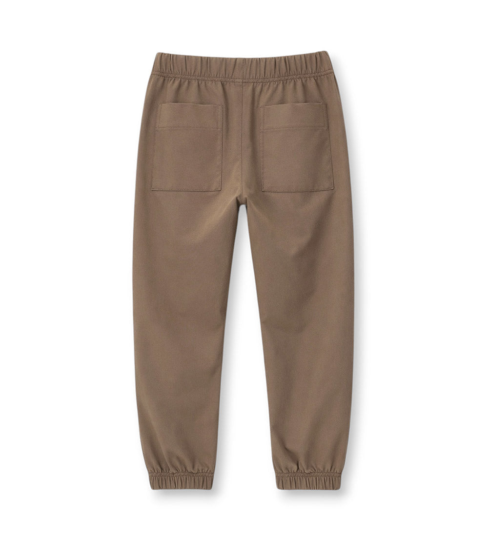 Boy - Technical fabric trousers 9 - 10 Y Brown