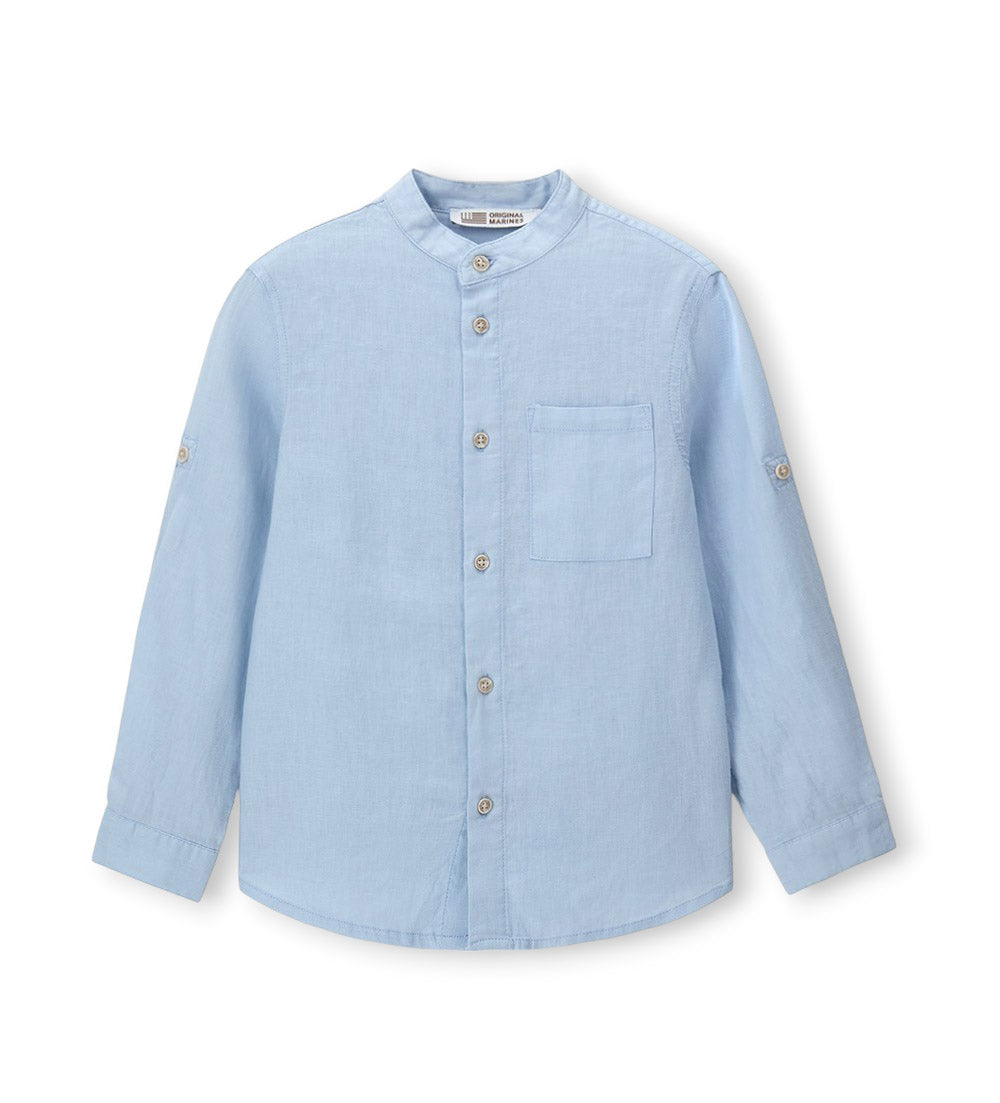 Boy - Linen-cotton shirt 9 - 10 Y White