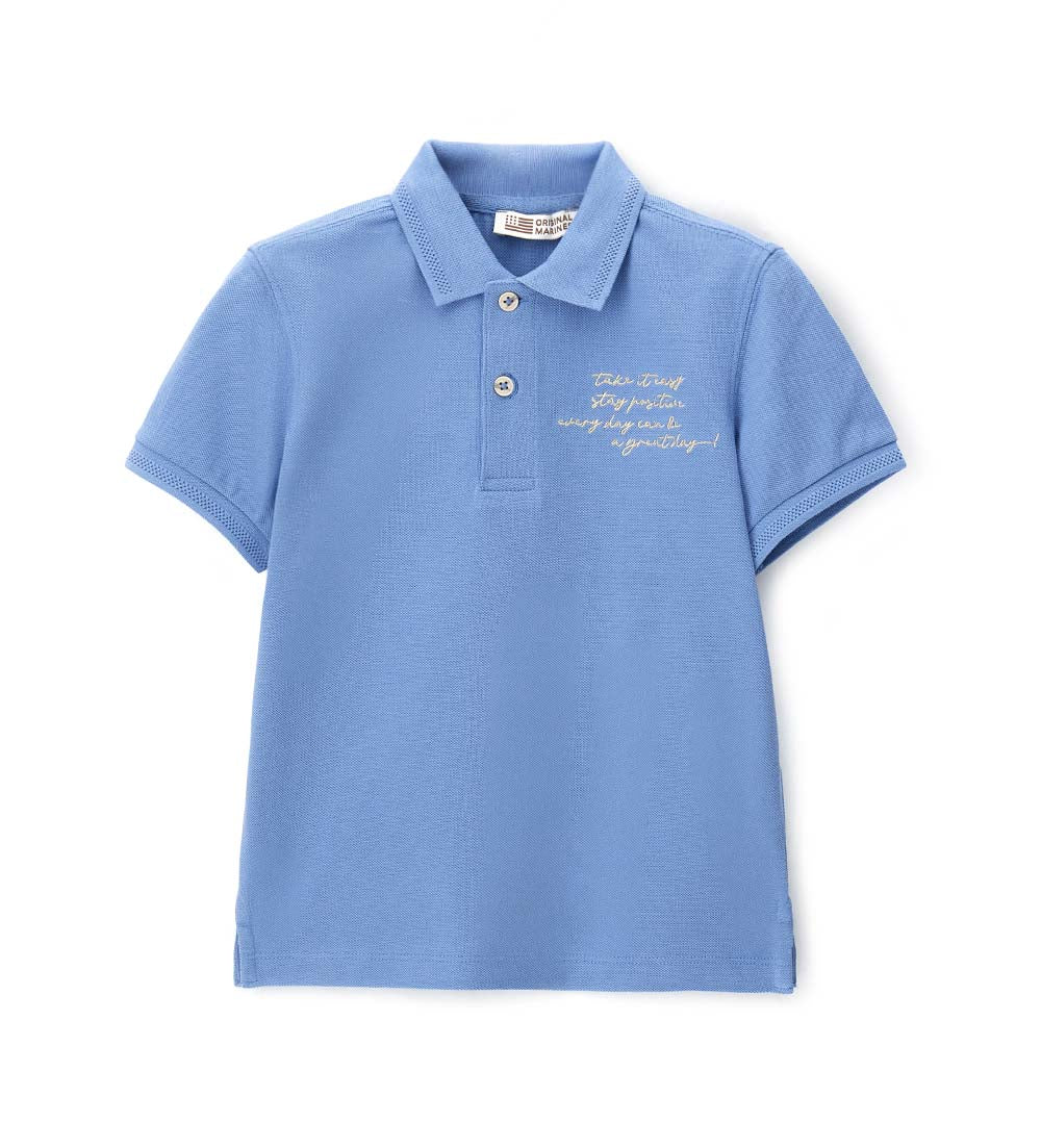 Boy - Piquet polo  9 - 10 Y Blue