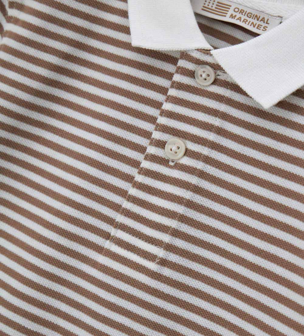 Boy - Piquet polo shirt 9 - 10 Y Brown
