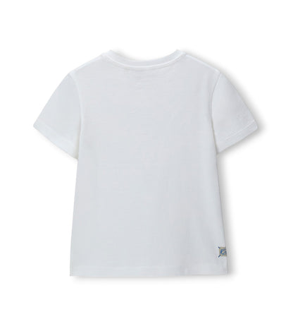 Boy - Mandarin collar T-shirt 9 - 10 Y Blue