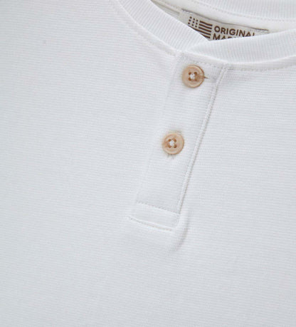 Boy - Mandarin collar T-shirt 9 - 10 Y Blue
