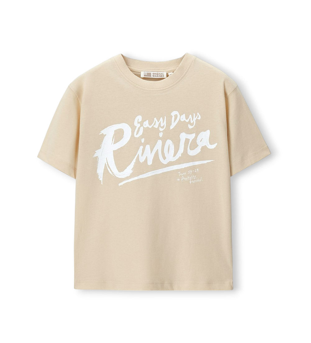 Boy - Oversized T-shirt 9 - 10 Y Beige
