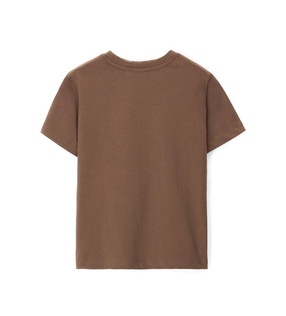 Boy - Embroidered T-shirt 9 - 10 Y Brown