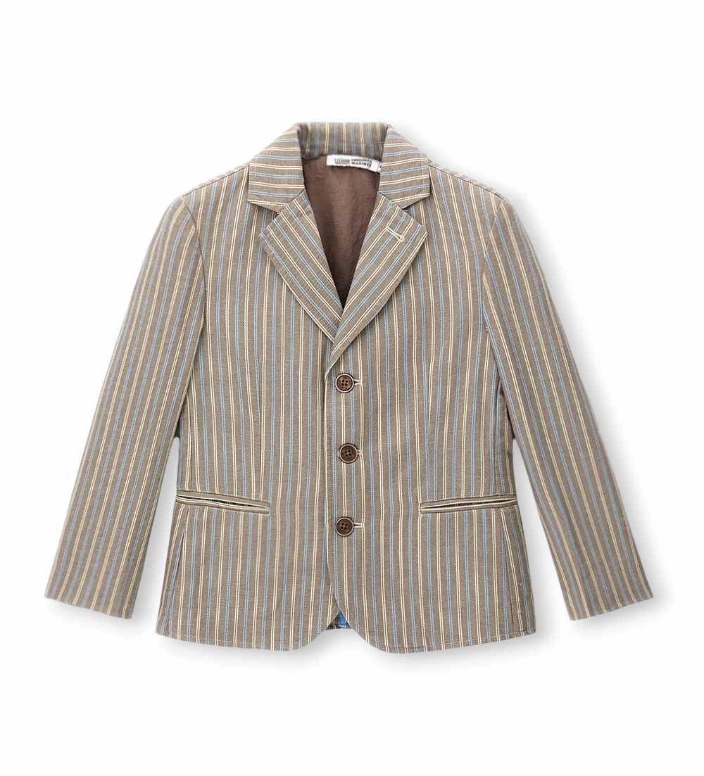 Boy - Linen blend blazer 9 - 10 Y Brown
