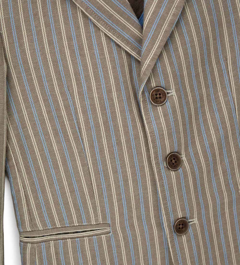Boy - Linen blend blazer 9 - 10 Y Brown