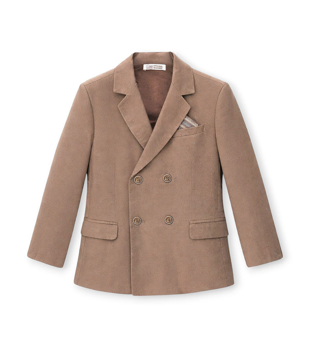 Boy - Double-breasted blazer 9 - 10 Y Beige