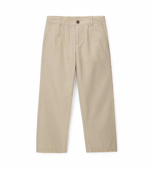 Boy - Linen blend trousers 9 - 10 Y Beige